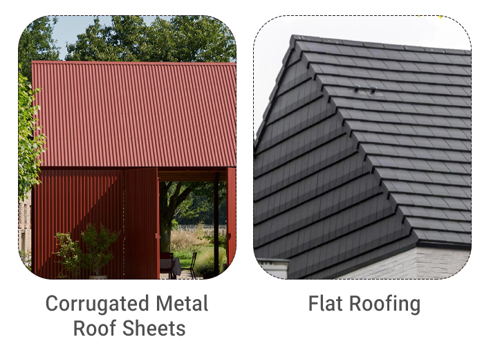 Corrugated Metal Roof Sheets vs Flat Roofing – Pros & Cons